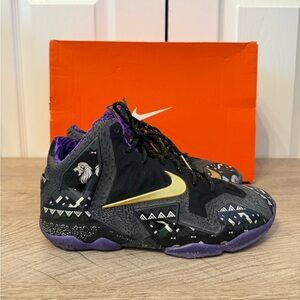 Nike LeBron 11 BHM SZ 6Y RARE Preowned